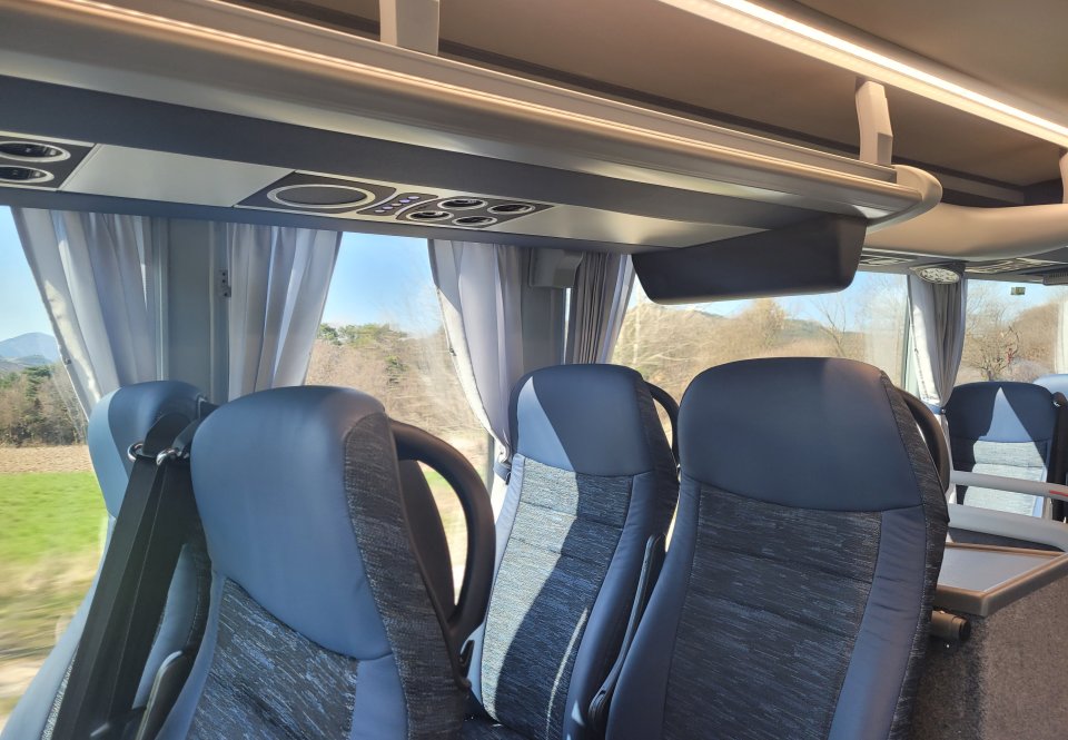 Intérieur nouveau car SCAL