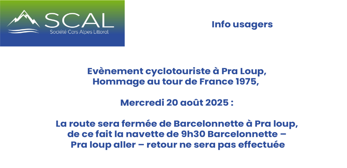 Infos trafic