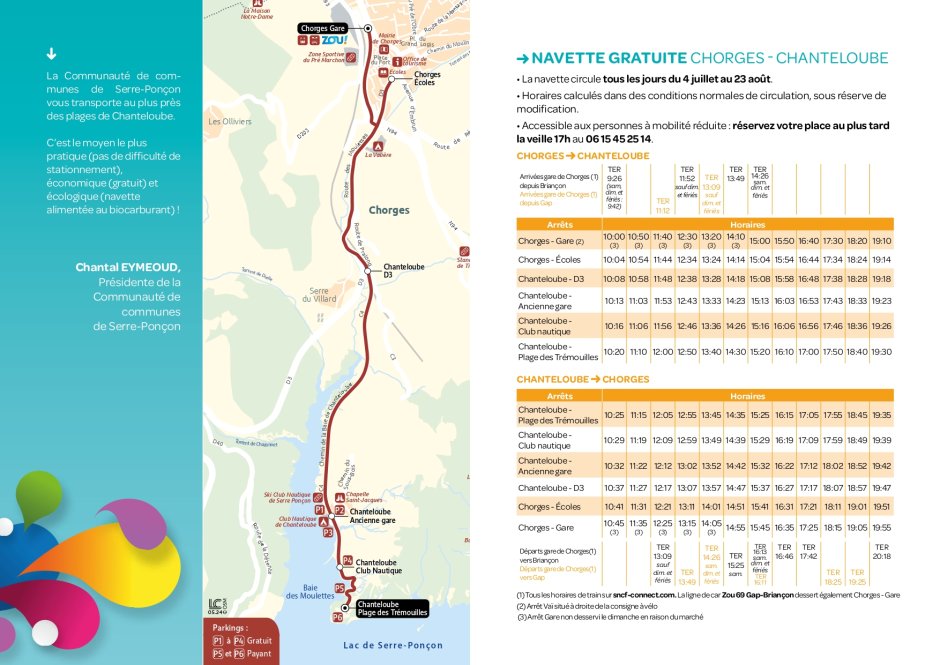 Navettes Chorges - Chanteloube 2026 page 2